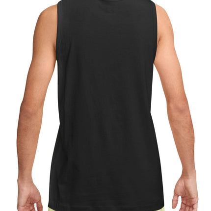 Nike Men's Swoosh Big Logo Vest/Tank Top Black