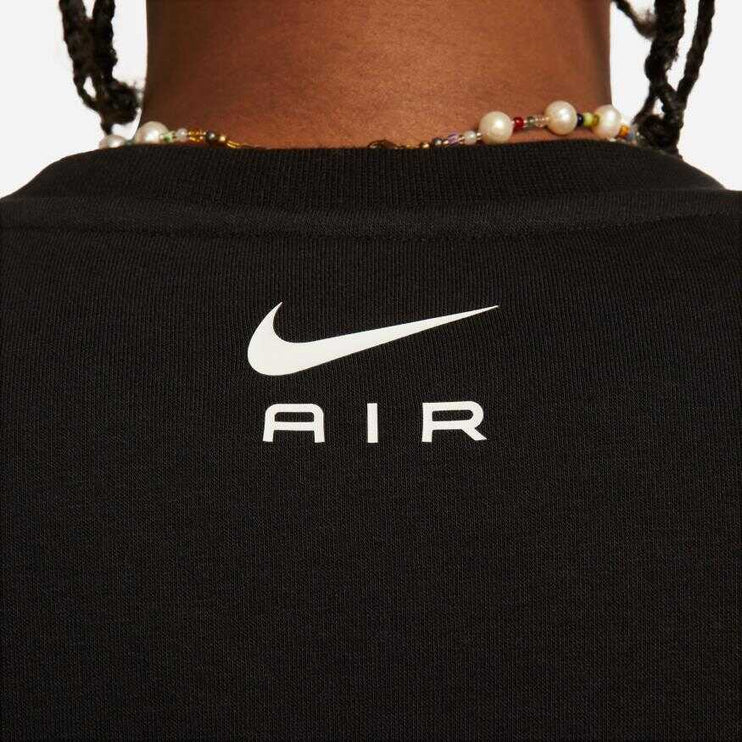 Nike Air Swoosh Fleece Sweatshirt Black/White