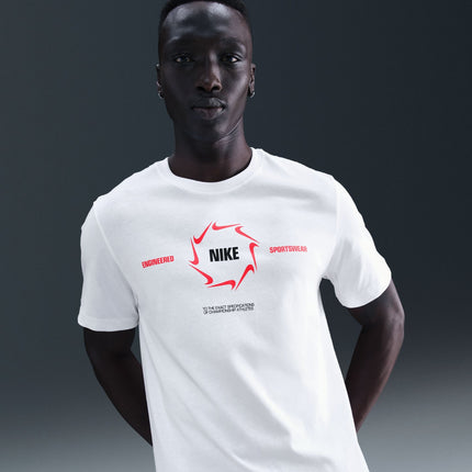 Nike Sportswear Men's T-Shirt White/Red