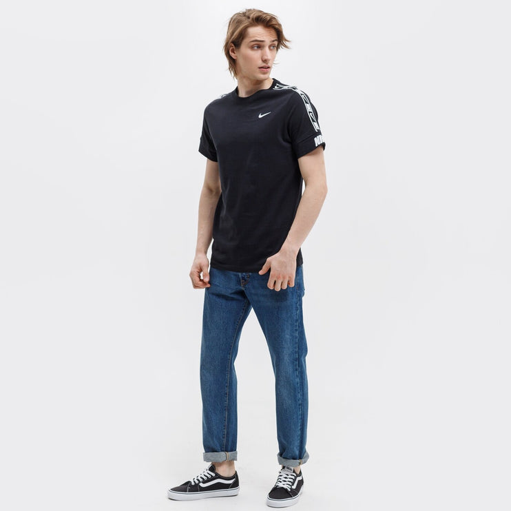Nike NSW Repeat Tape T-Shirt Black