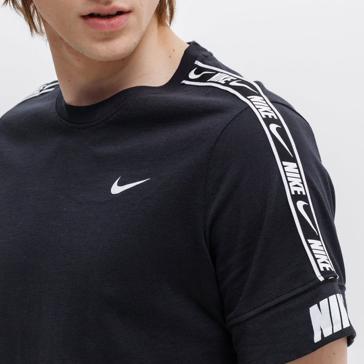 Nike NSW Repeat Tape T-Shirt Black