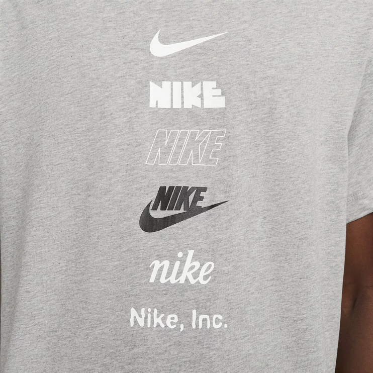 Nike Multi Stack Club T-Shirt Grey