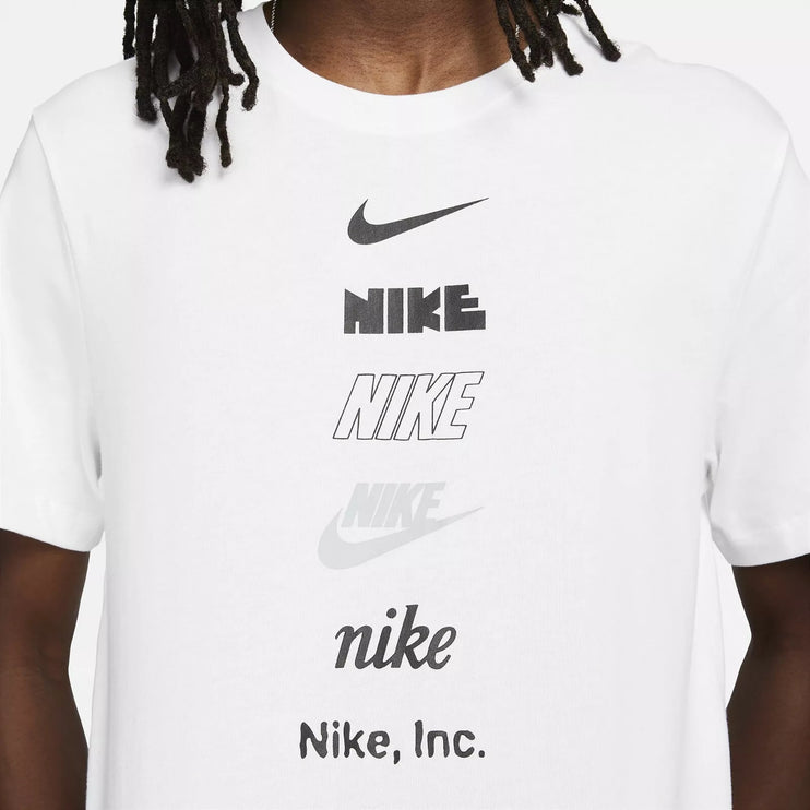 Nike Multi Stack Club T-Shirt White