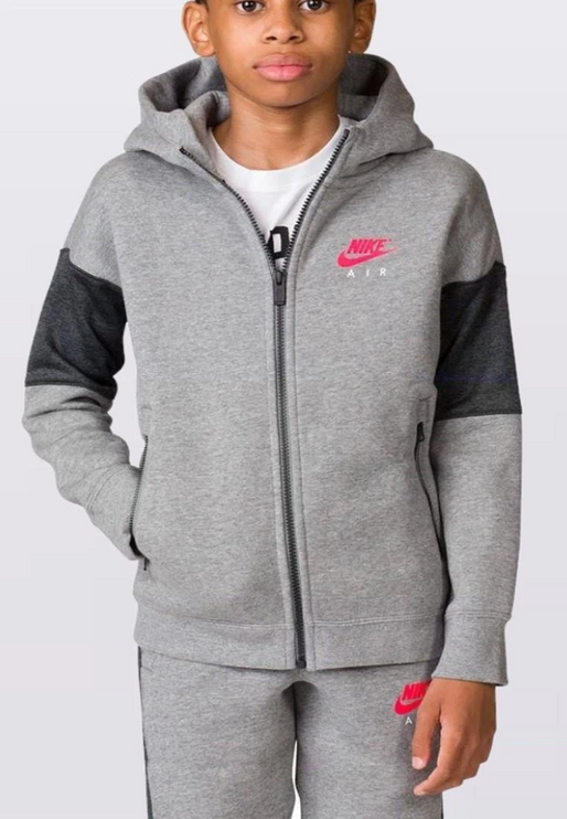 Nike Air Boys NSW Fleece Hooded Tracksuit Full Zip <br> REDUCED FROM £54.95 NOW ONLY £49.95