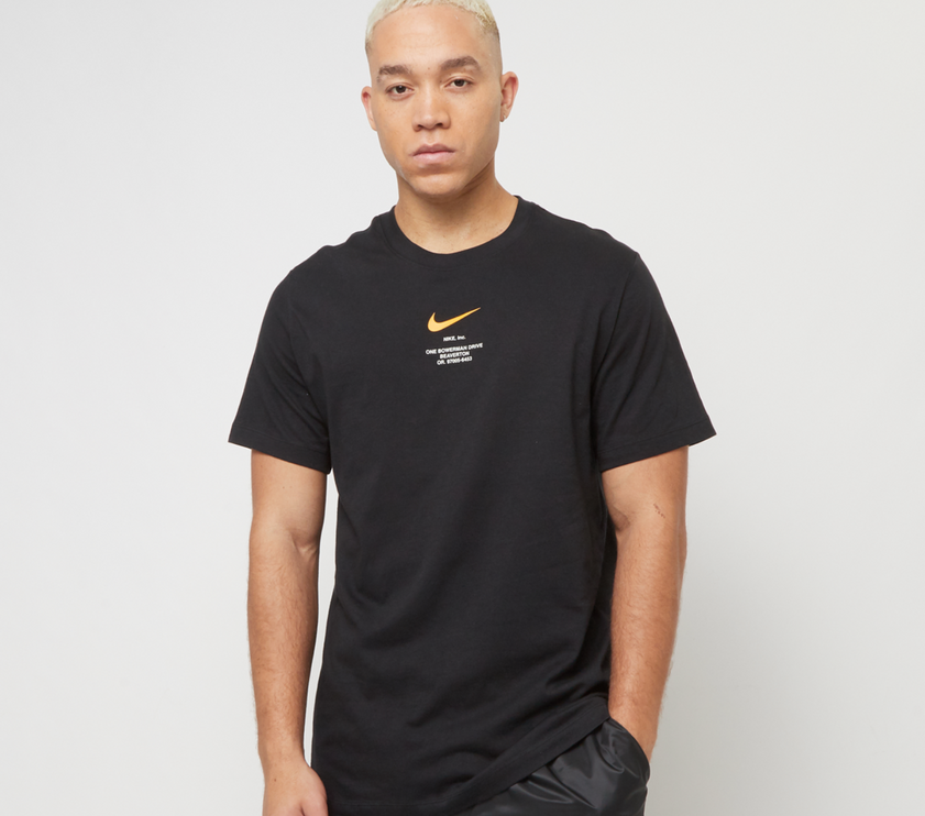 Nike Corporate Swoosh T-Shirt Black