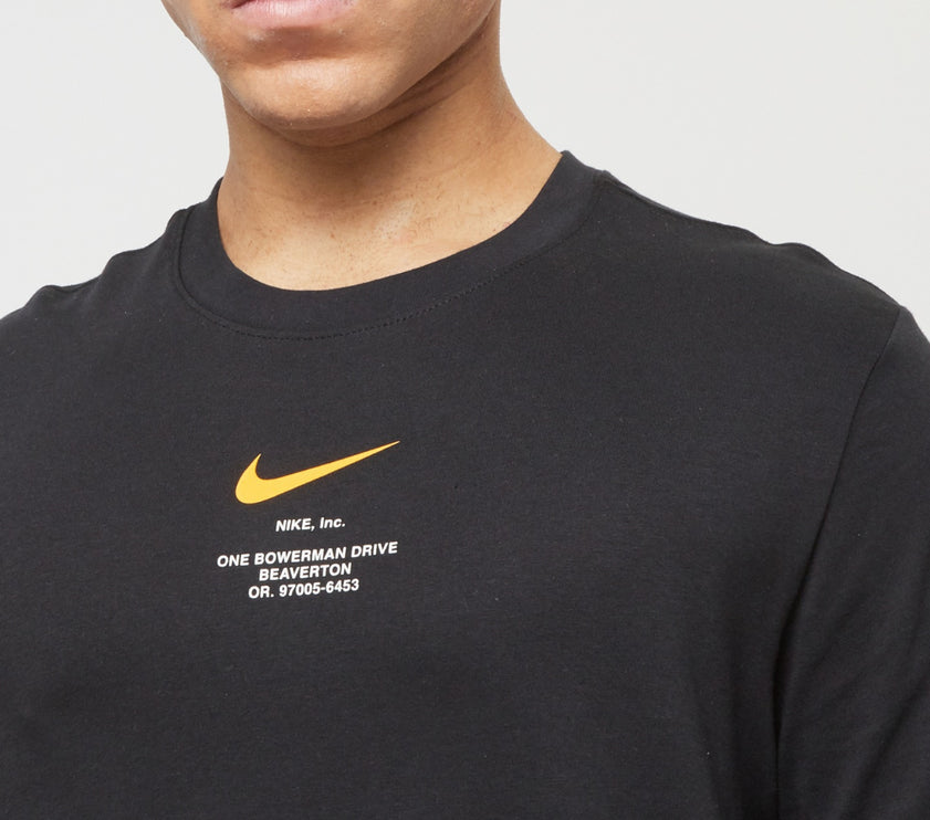 Nike Corporate Swoosh T-Shirt Black