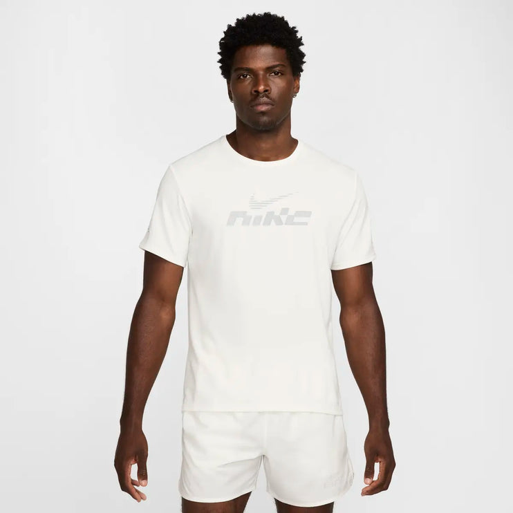 Nike Miler Flash Running T-Shirt White