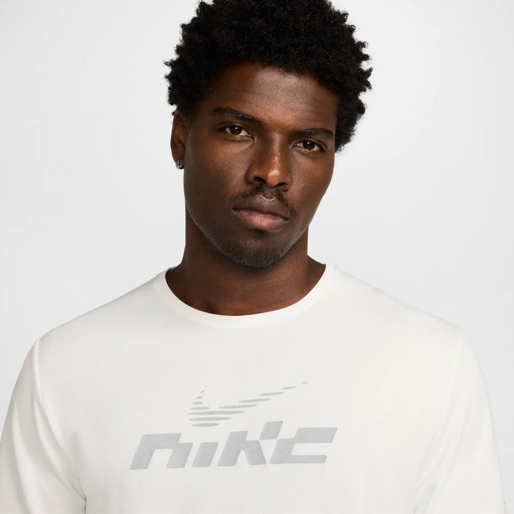 Nike Miler Flash Running T-Shirt White