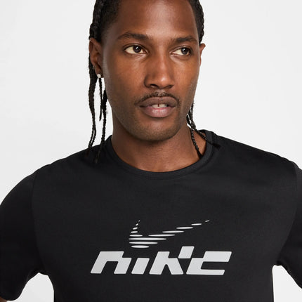 Nike Miler Flash Running T-Shirt Black