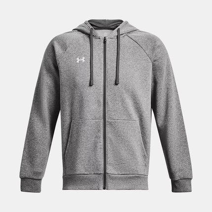 Under Armour Rival Fleece Full Zip Hoodie Grey