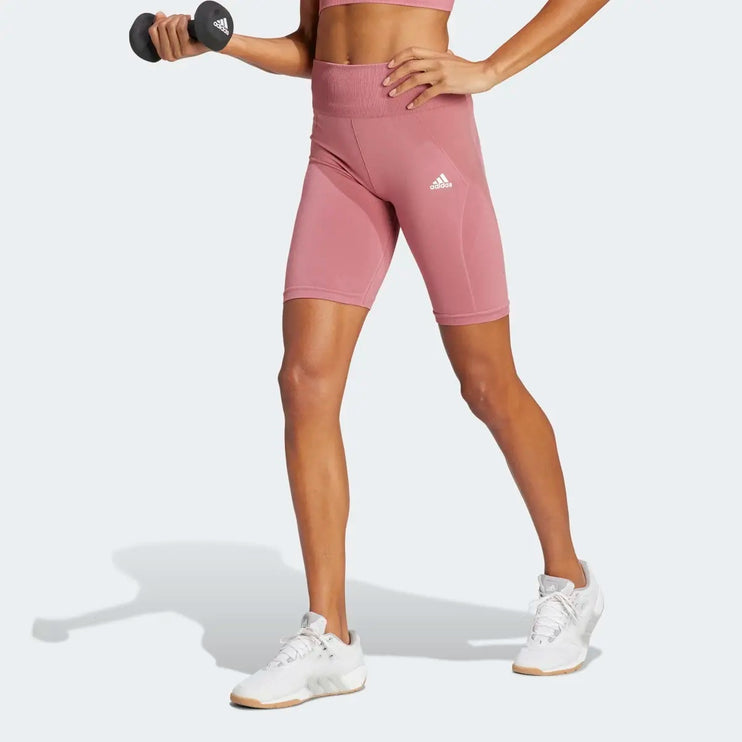 Adidas Women's Seamless Training Short Leggings Pink