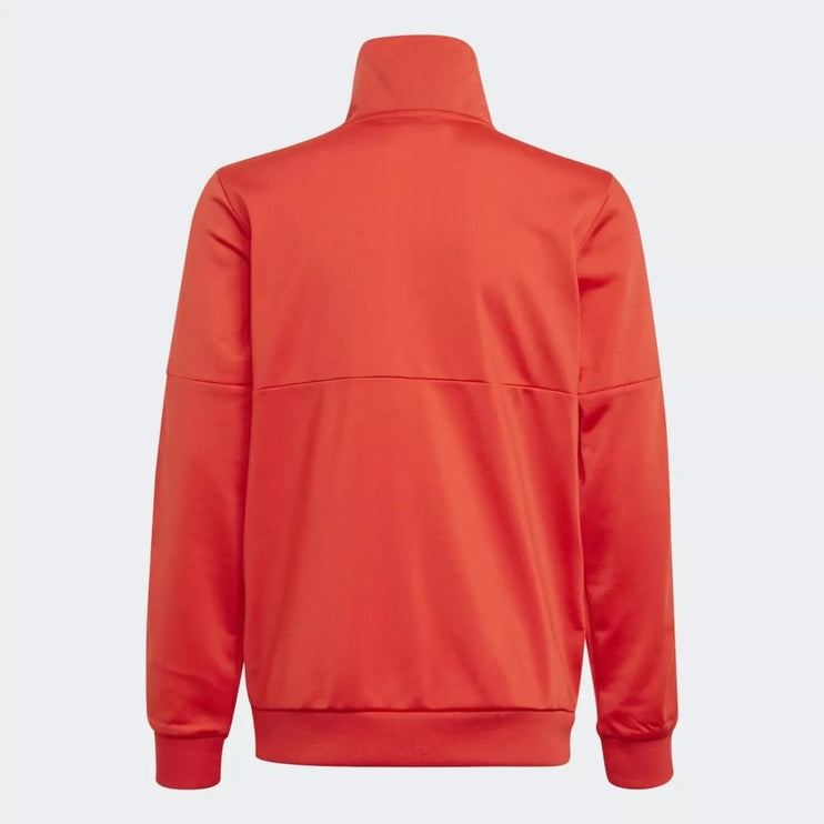 Adidas Kids Tracksuit Red/Charcoal