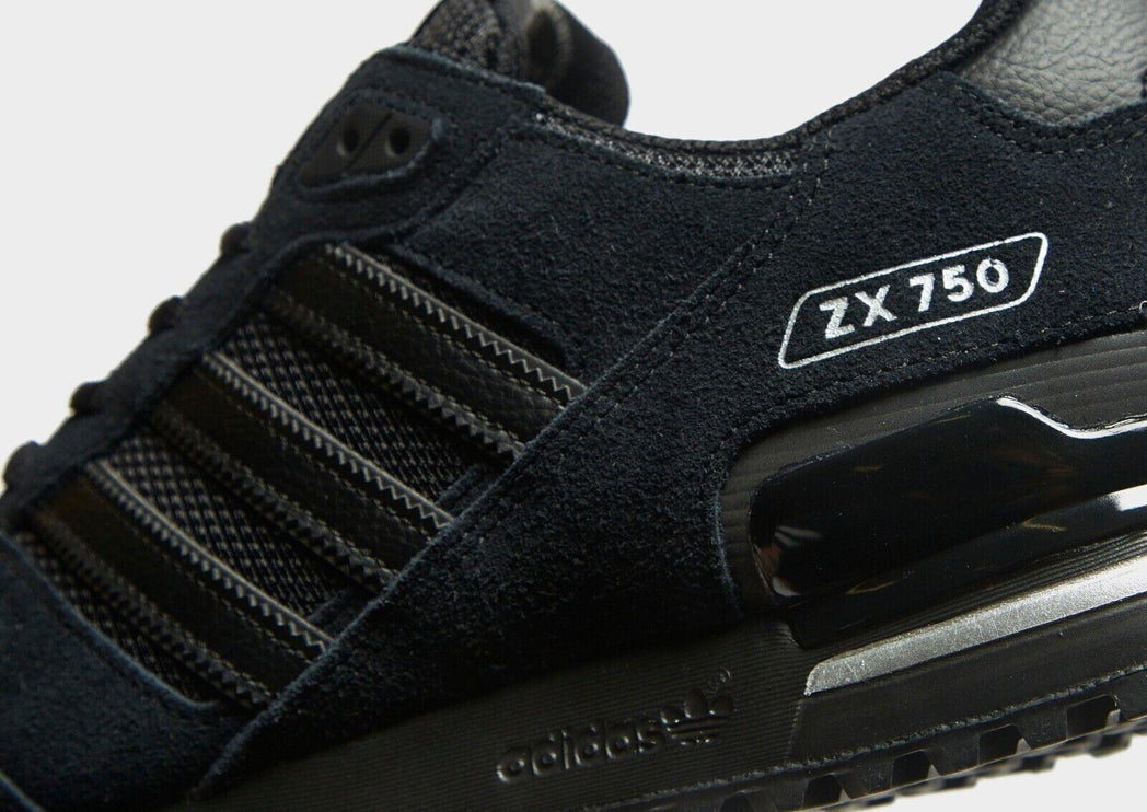 Adidas Originals ZX 750 Trainers in Black