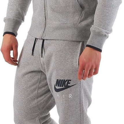 Nike Air AW77 Fleece Full Zip Hooded Tracksuit Grey