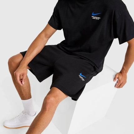 Nike Athletic T-Shirt and Short Set Black