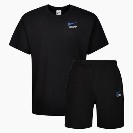 Nike Athletic T-Shirt and Short Set Black