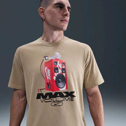 Nike Max 90 Volume Speaker T-Shirt Light Brown