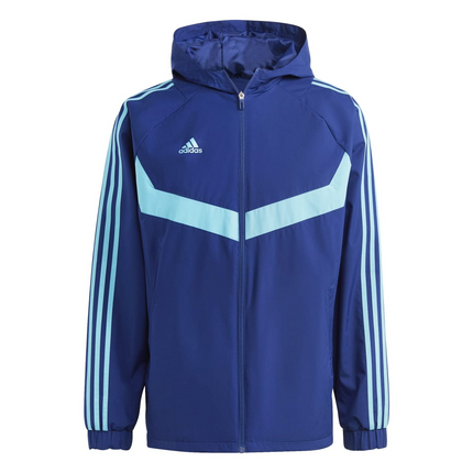 Adidas Tiro Hooded Windbreaker Jacket Blue