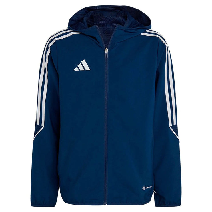 Adidas Kids Tiro 23 Windbreaker Hooded Jacket Navy