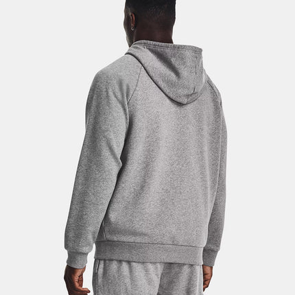 Under Armour Rival Fleece Full Zip Hoodie Grey