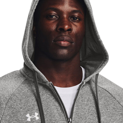 Under Armour Rival Fleece Full Zip Hoodie Grey