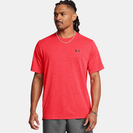 Under Armour Tech Vent Geotessa T-Shirt Red