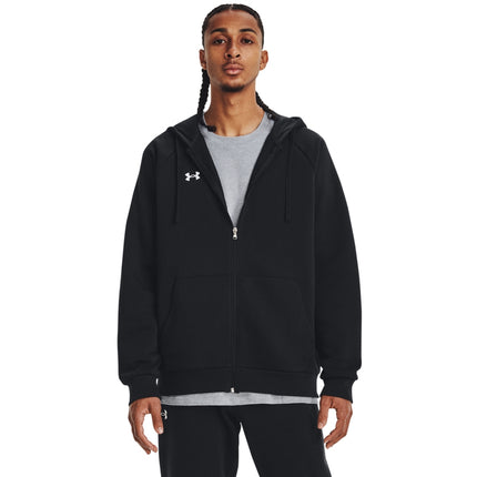 Under Armour Rival Fleece Full Zip Hoodie Black