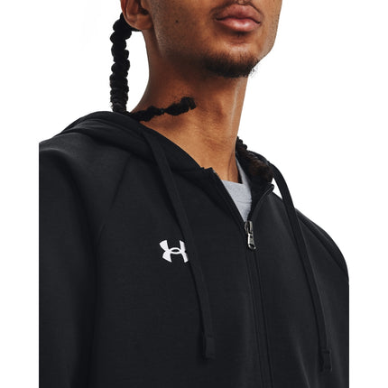 Under Armour Rival Fleece Full Zip Hoodie Black