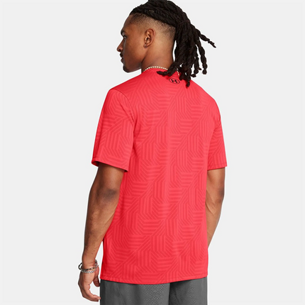 Under Armour Tech Vent Geotessa T-Shirt Red