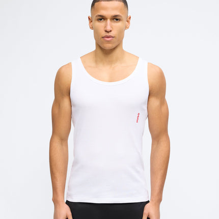 HUGO Ribbed Tank Top/Vest 3 Pack