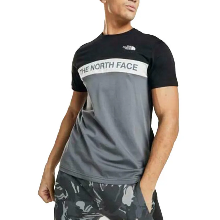 The North Face Colour Block T-Shirt Black
