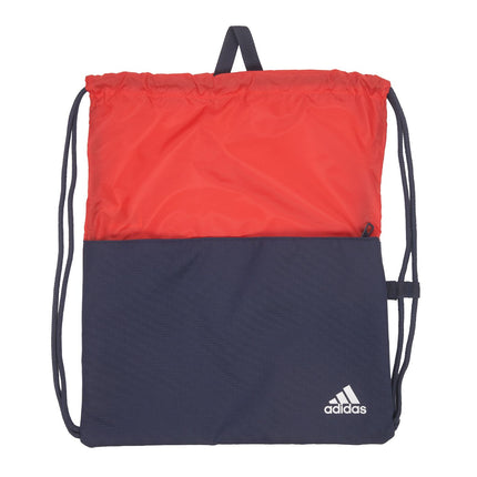 Adidas Gym Bag Zipped Front Pocket Red/Navy