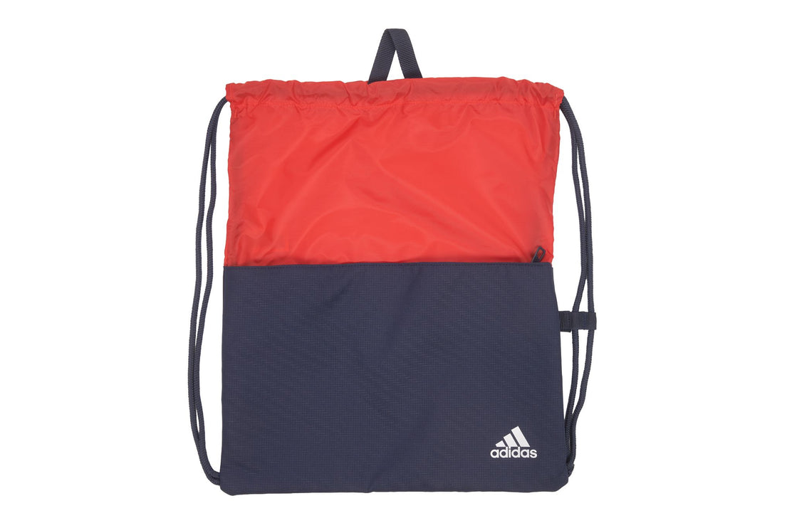 Adidas Gym Bag Zipped Front Pocket Red/Navy