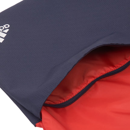 Adidas Gym Bag Zipped Front Pocket Red/Navy